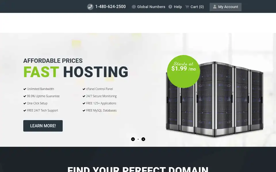 Screenshot of domainnow.com