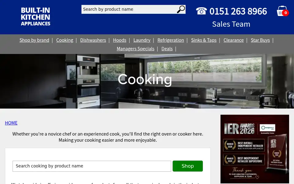 Screenshot of domestic-appliance.com