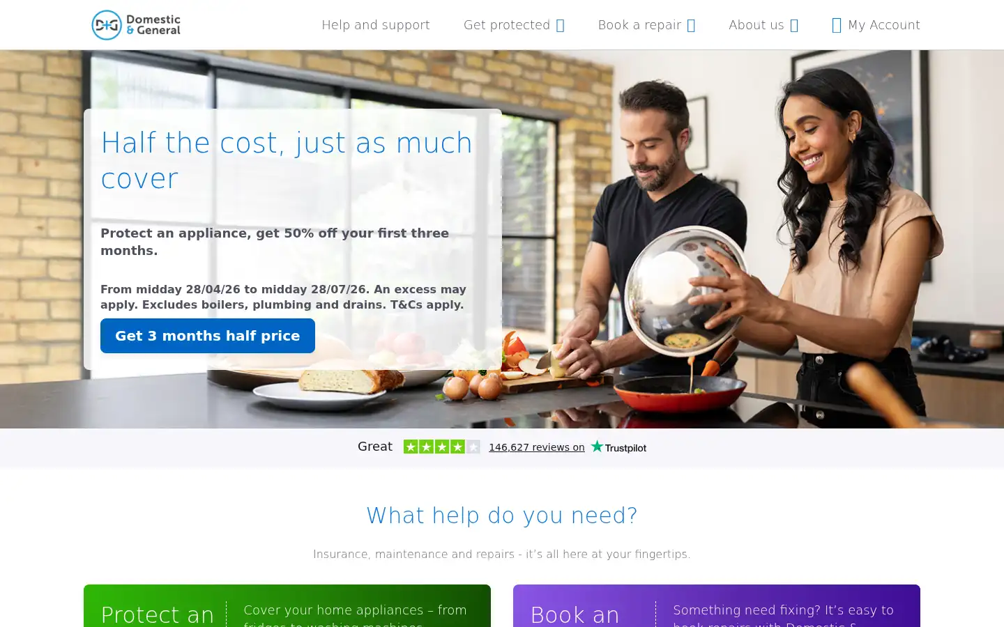 Screenshot of domesticandgeneral.com