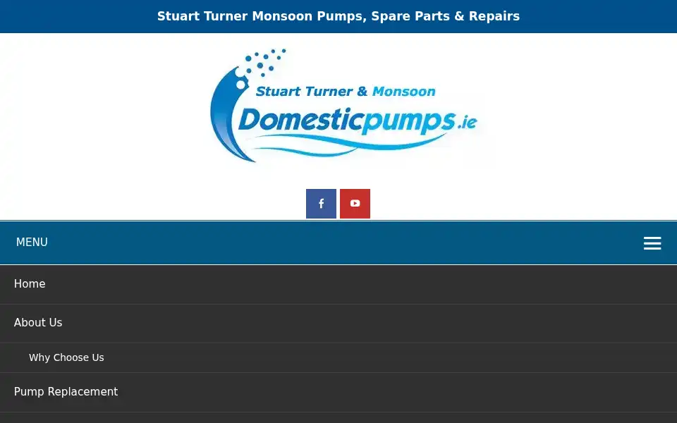 Screenshot of domesticpumps.ie