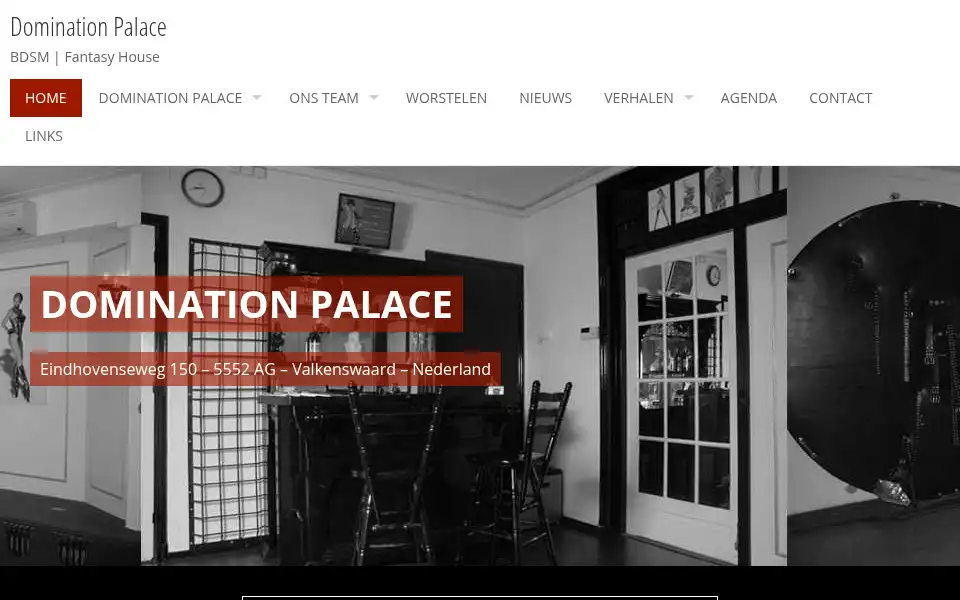Screenshot of dominationpalace.nl