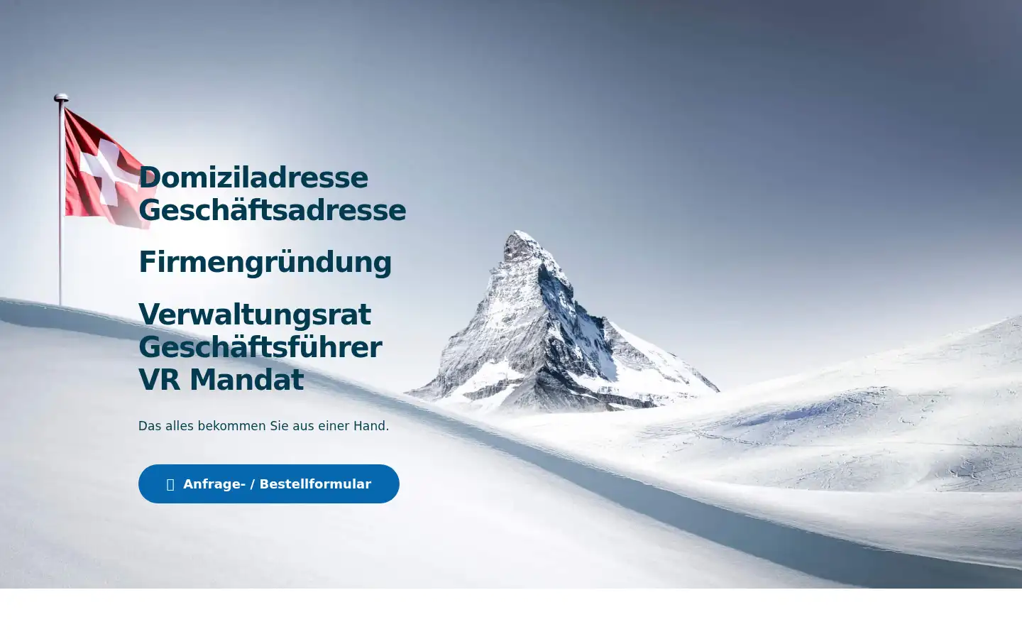 Screenshot of domizilagentur.ch