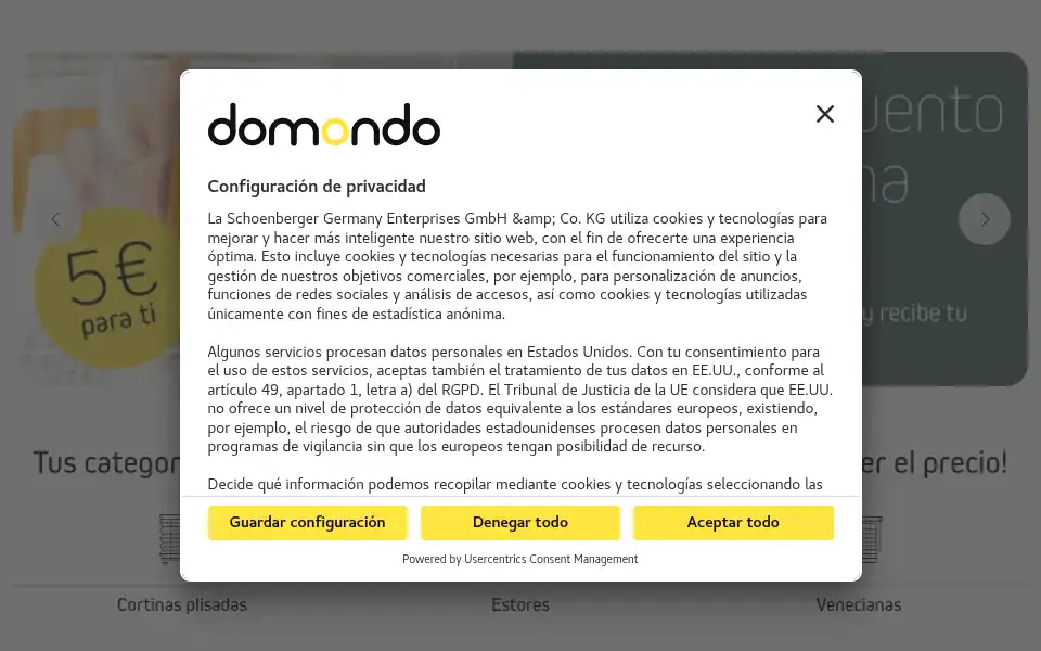 Screenshot of domondo.es