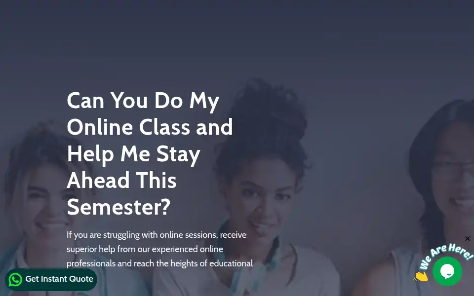 Screenshot of domyonlineclass.us.com
