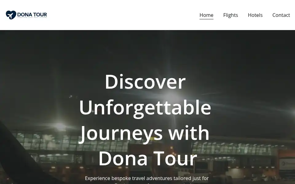 Screenshot of donatour.com