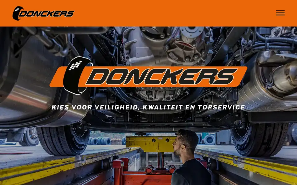 Screenshot of donckers.be