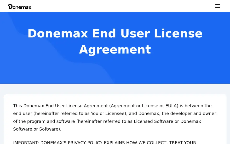 Screenshot of donemax.com