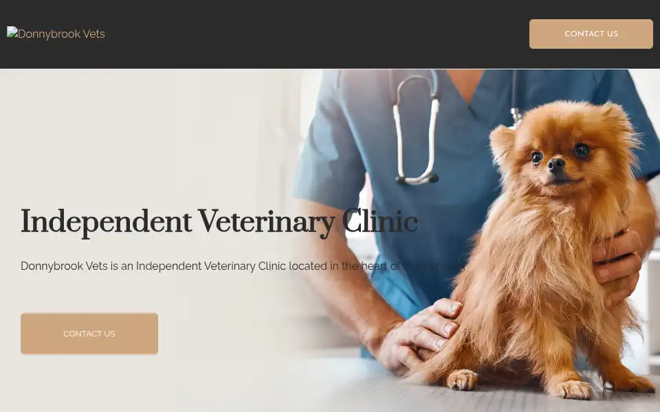 Screenshot of donnybrookvets.ie