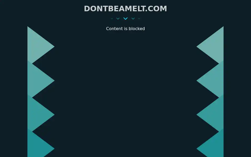 Screenshot of dontbeamelt.com