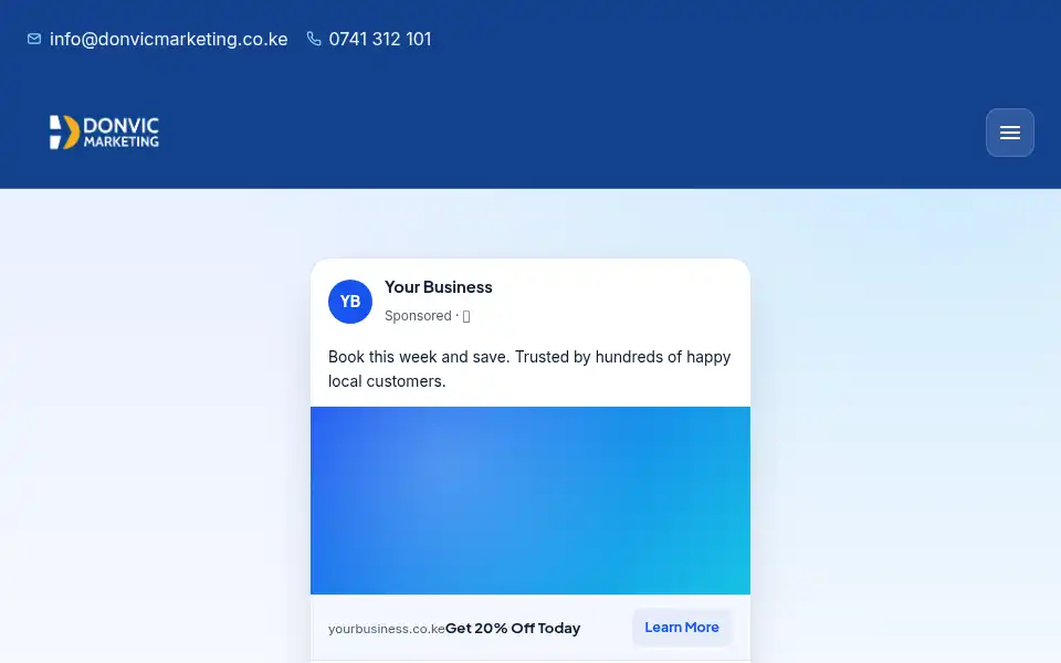 Screenshot of donvicmarketing.co.ke
