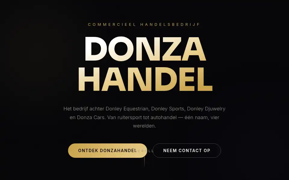 Screenshot of donzahandel.eu