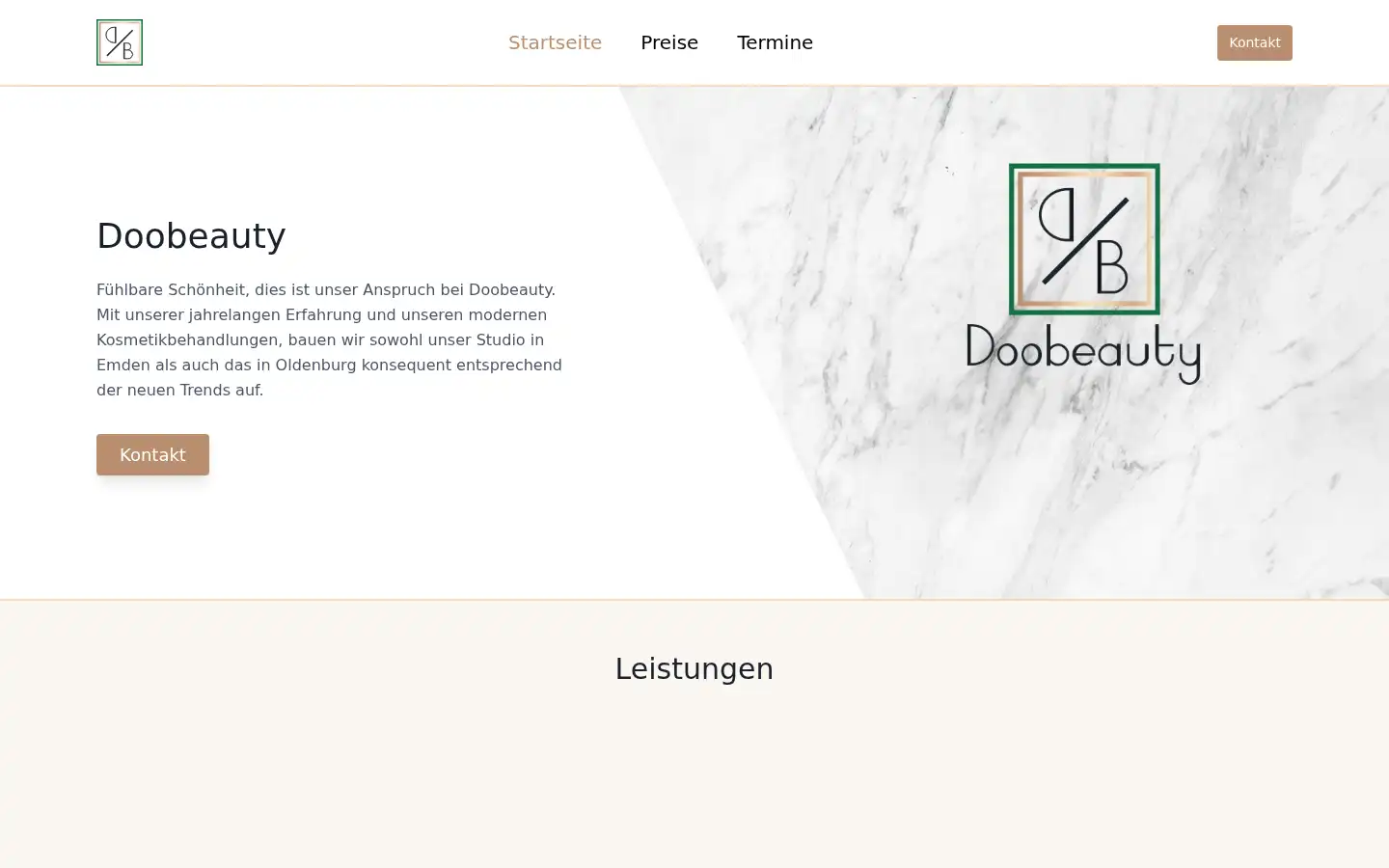 Screenshot of doo-beauty.de