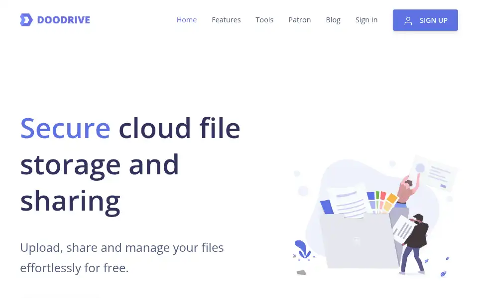 Screenshot of doodrive.com