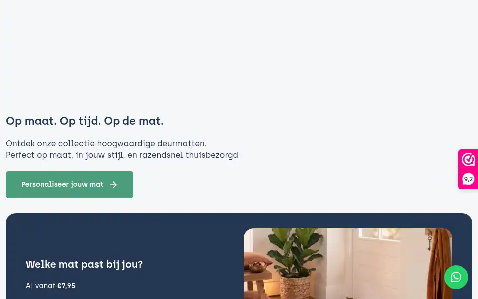 Screenshot of doormattic.com
