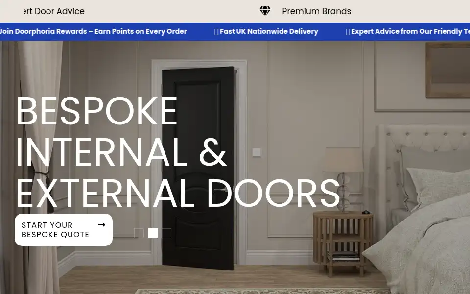 Screenshot of doorphoria.co.uk