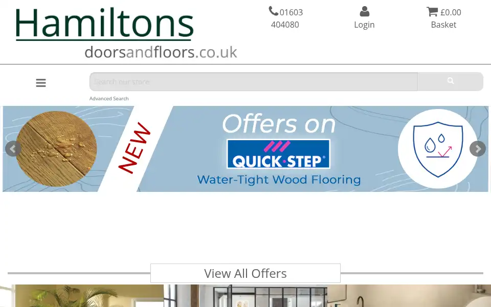 Screenshot of doorsandfloors.co.uk
