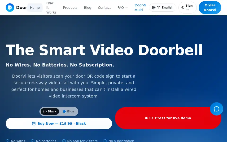 Screenshot of doorvi.net