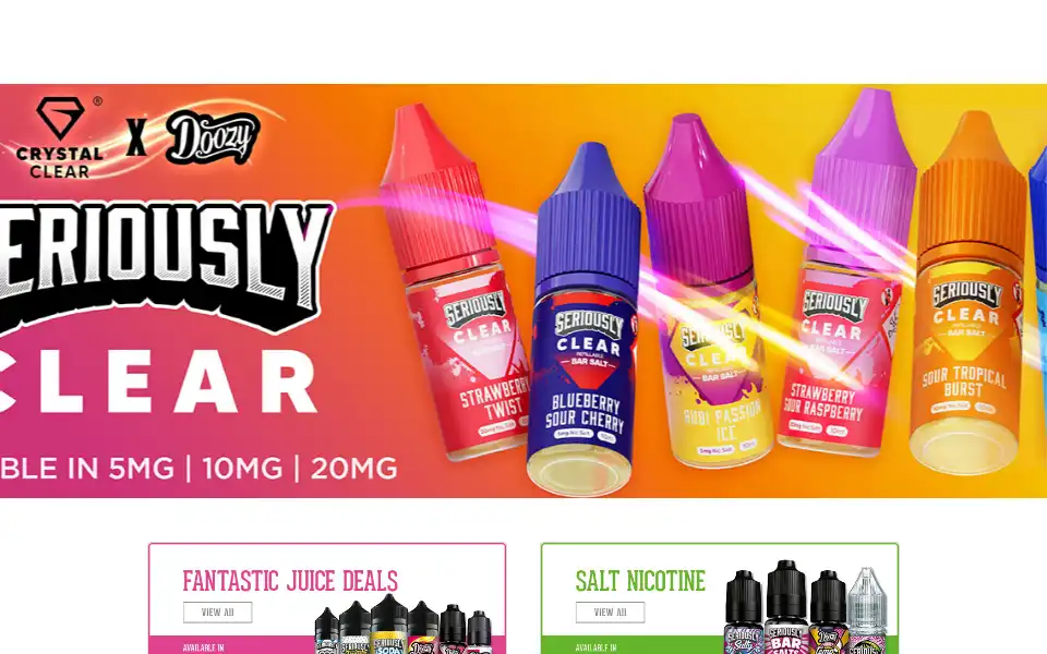 Screenshot of doozyvapeco.com