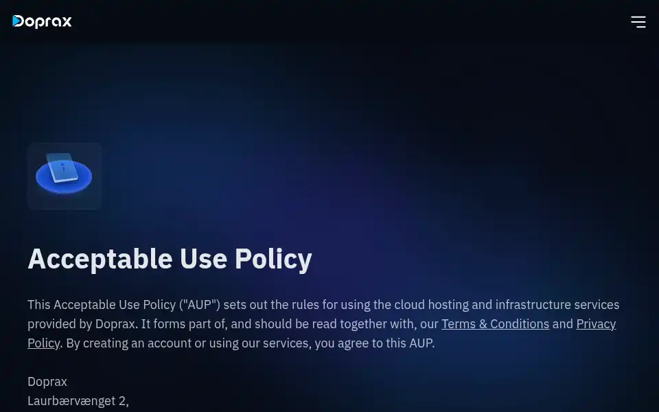 Screenshot of doprax.com