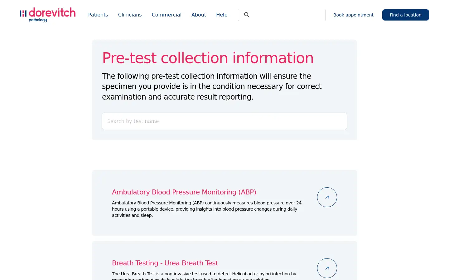 Screenshot of dorevitch.com.au