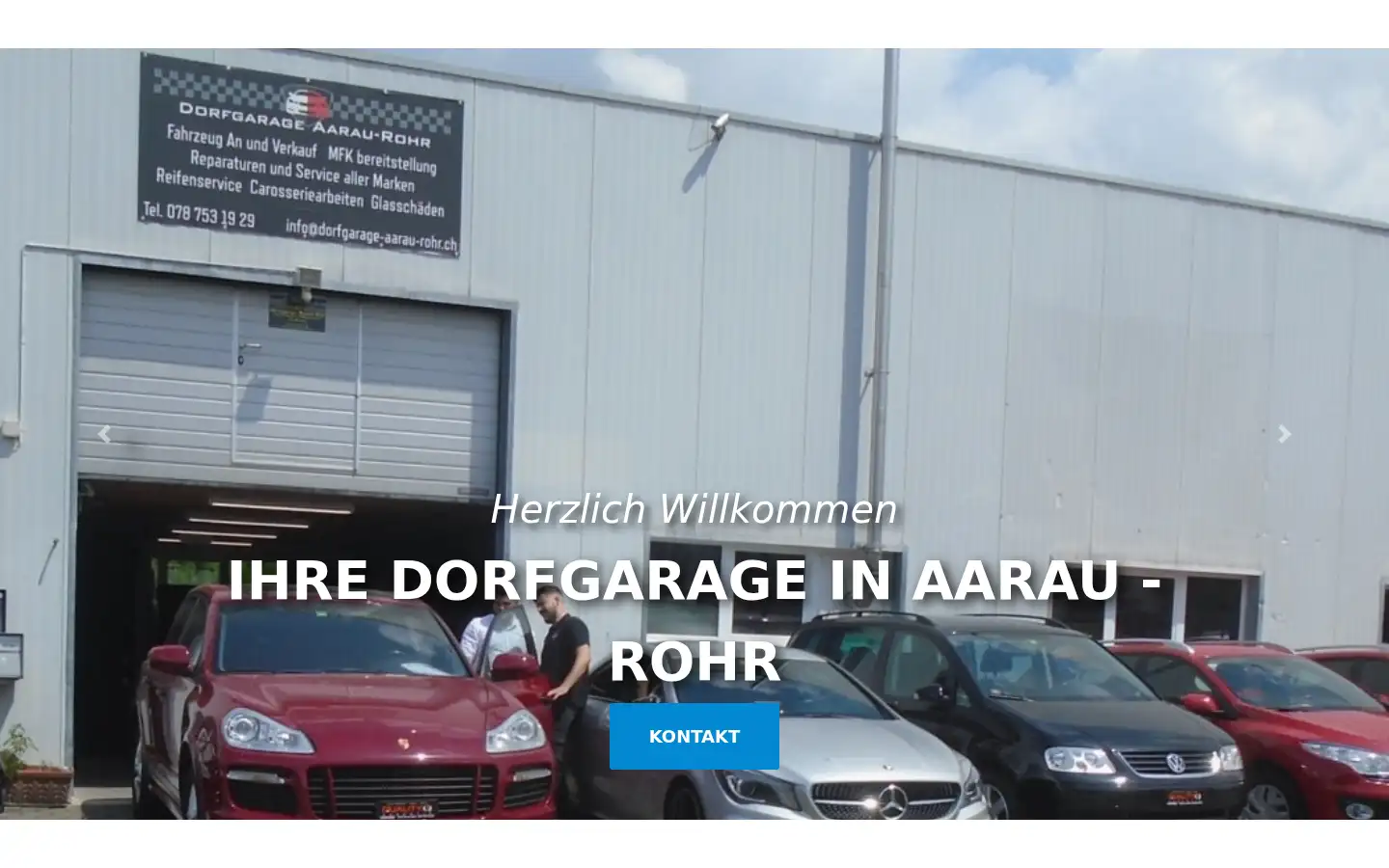Screenshot of dorfgarage-buchs.ch