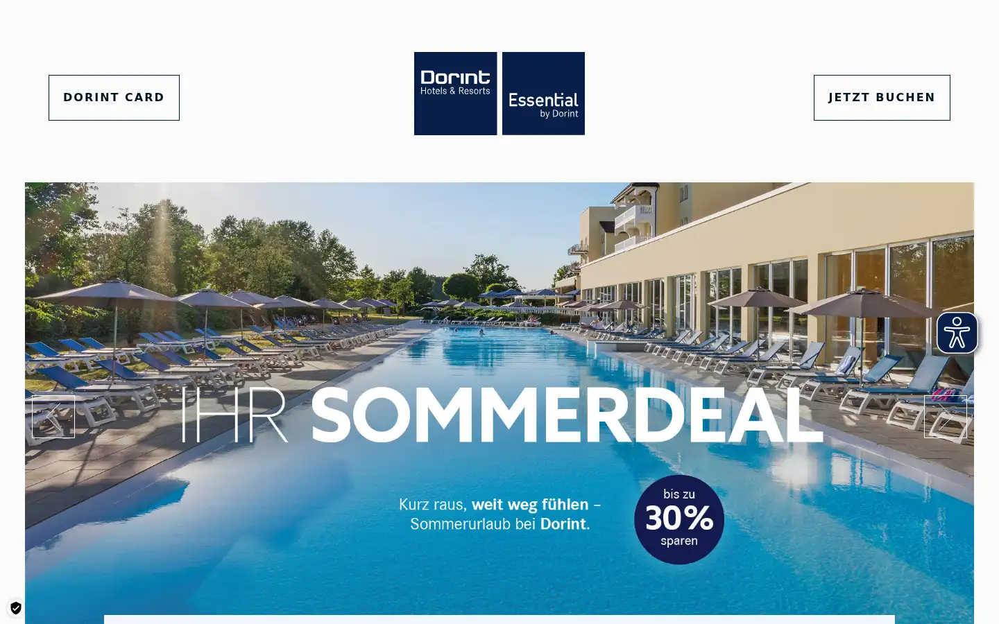 Screenshot of dorint.com