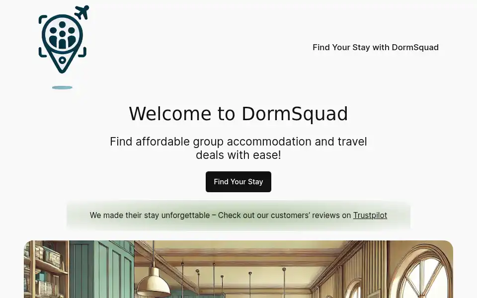 Screenshot of dorm-squad.com