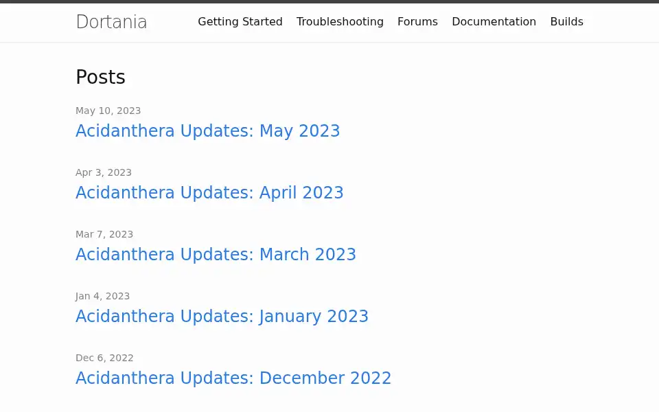 Screenshot of dortania.github.io
