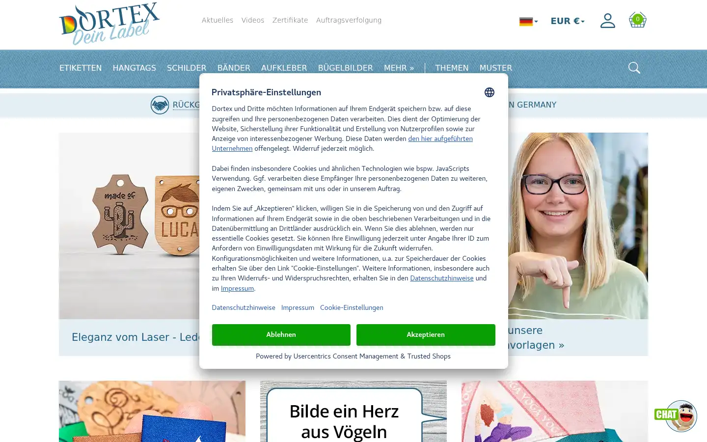 Screenshot of dortex.de