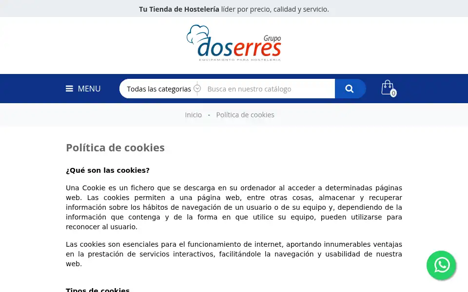 Screenshot of doserres.net