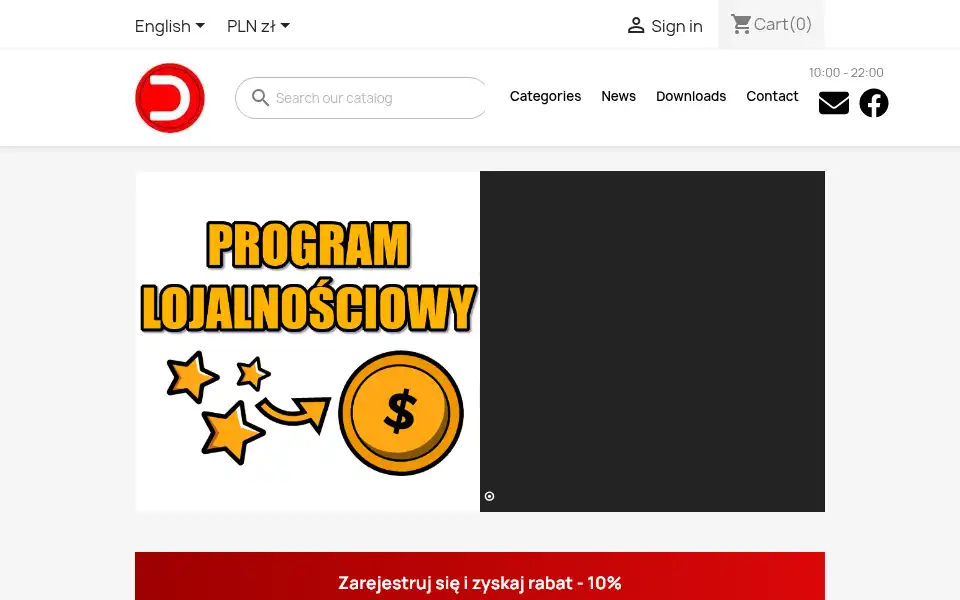 Screenshot of dostepy.com