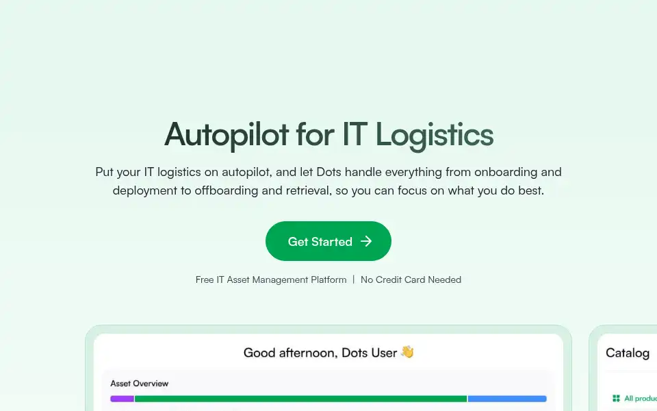 Screenshot of dotstech.com