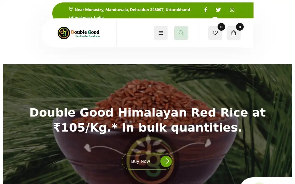 Screenshot of doublegood.in