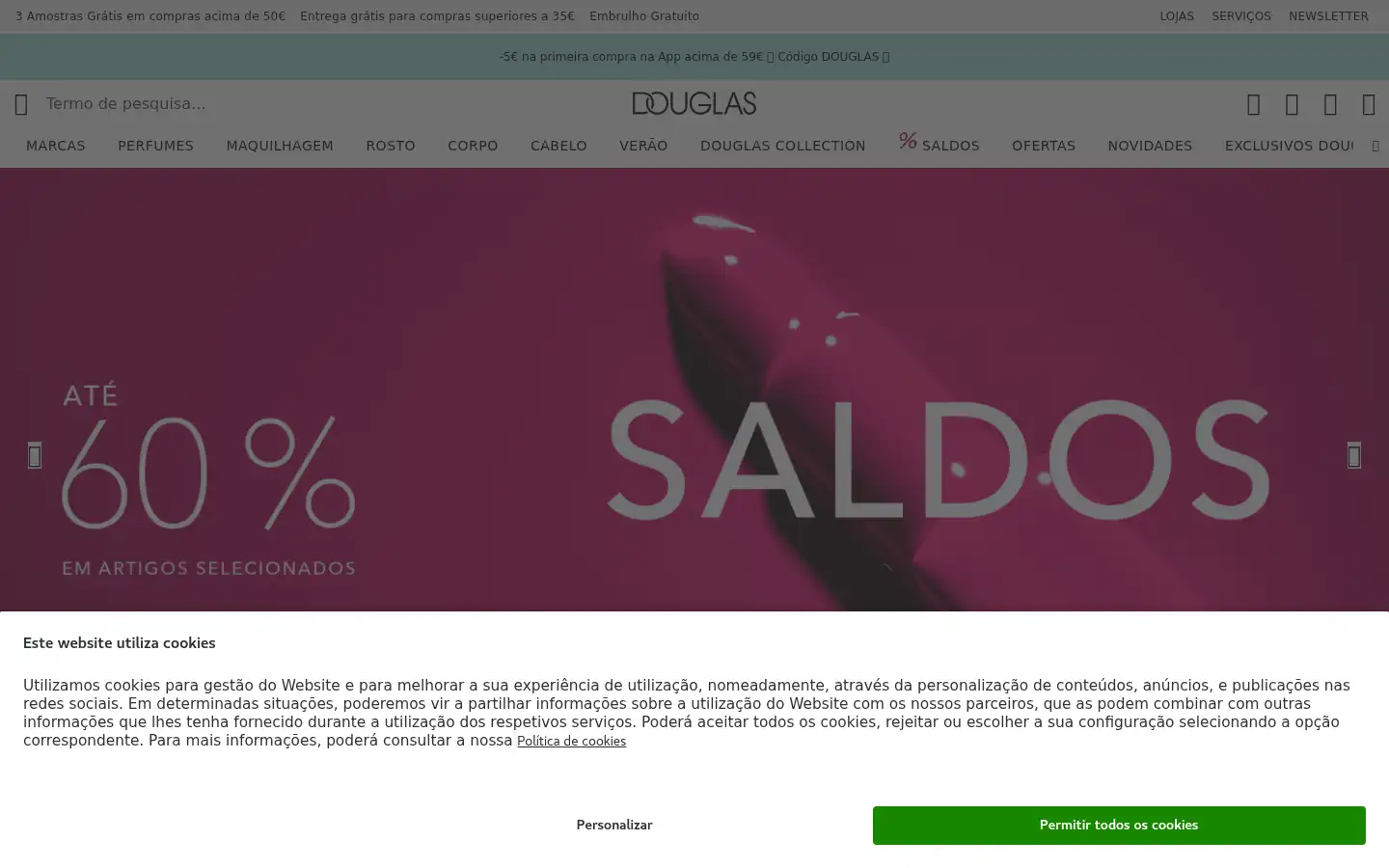 Screenshot of douglas.pt