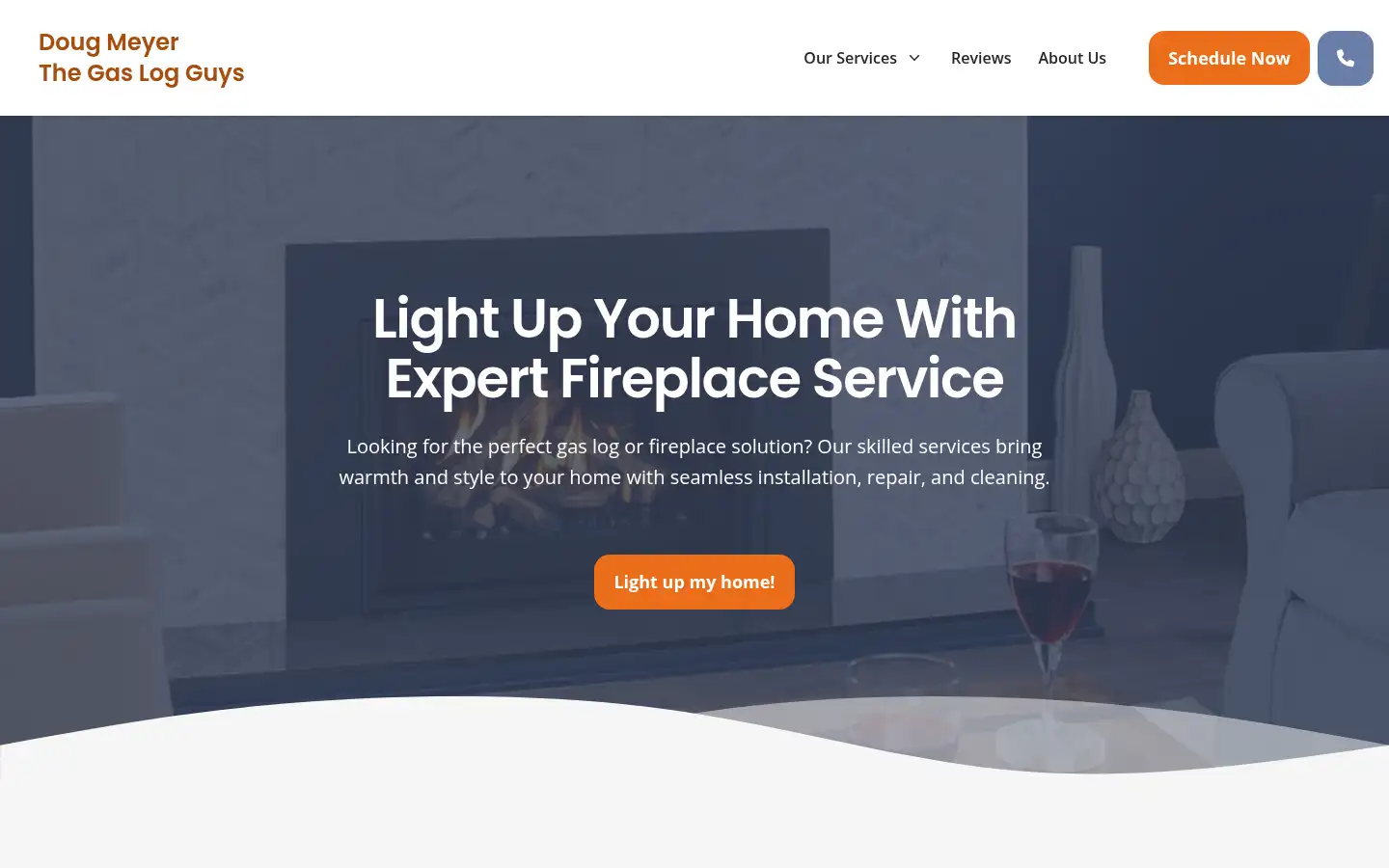 Screenshot of dougmeyerfireplaces.com