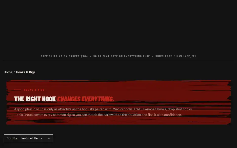 Screenshot of dougscustomlures.com