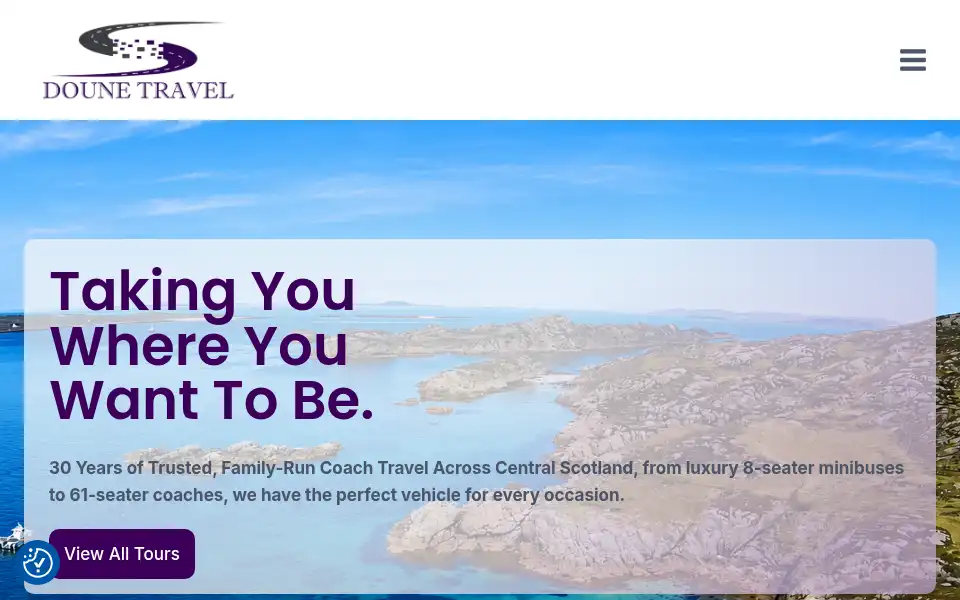 Screenshot of dounetravel.com
