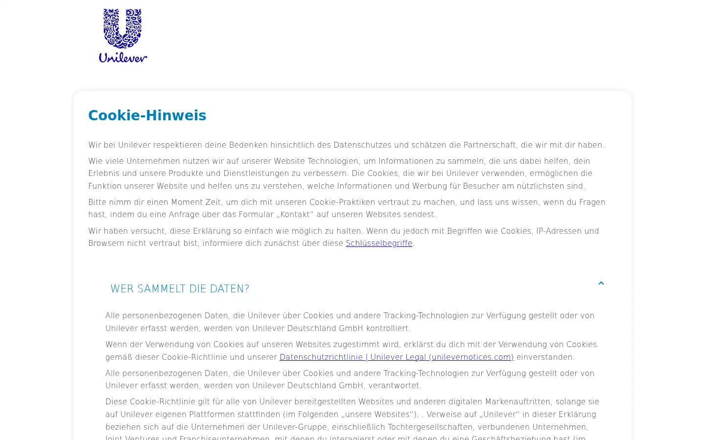 Screenshot of dove.com