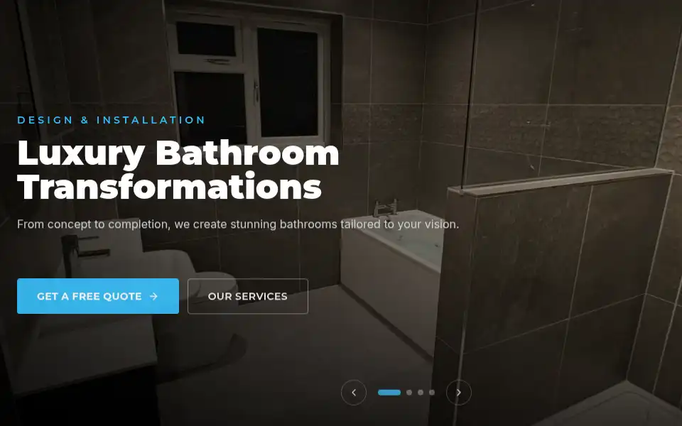 Screenshot of dovestreamplumbingandheating.co.uk