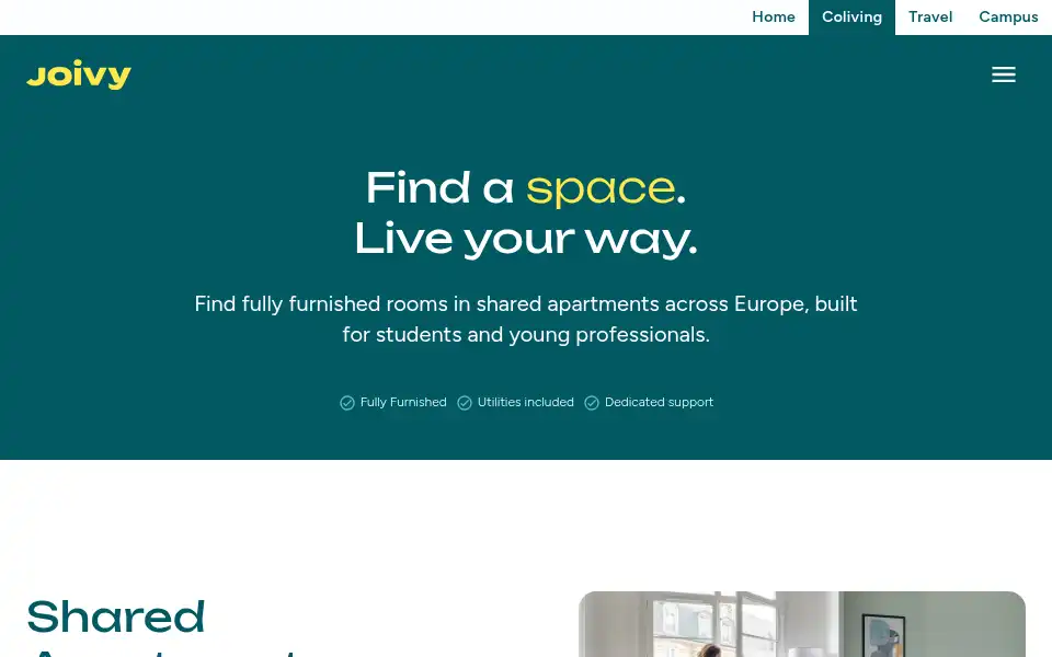 Screenshot of dovevivo.com