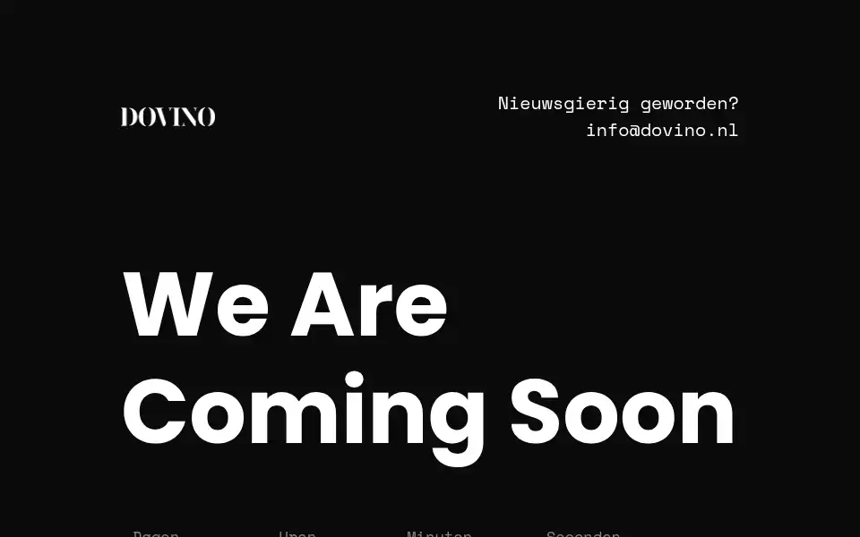 Screenshot of dovino.nl