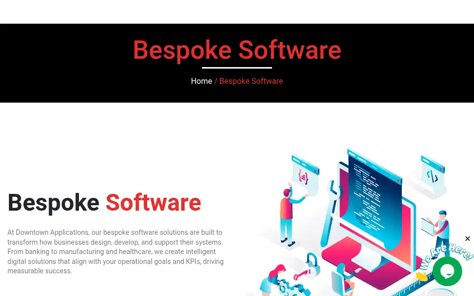 Screenshot of downtownapplications.com