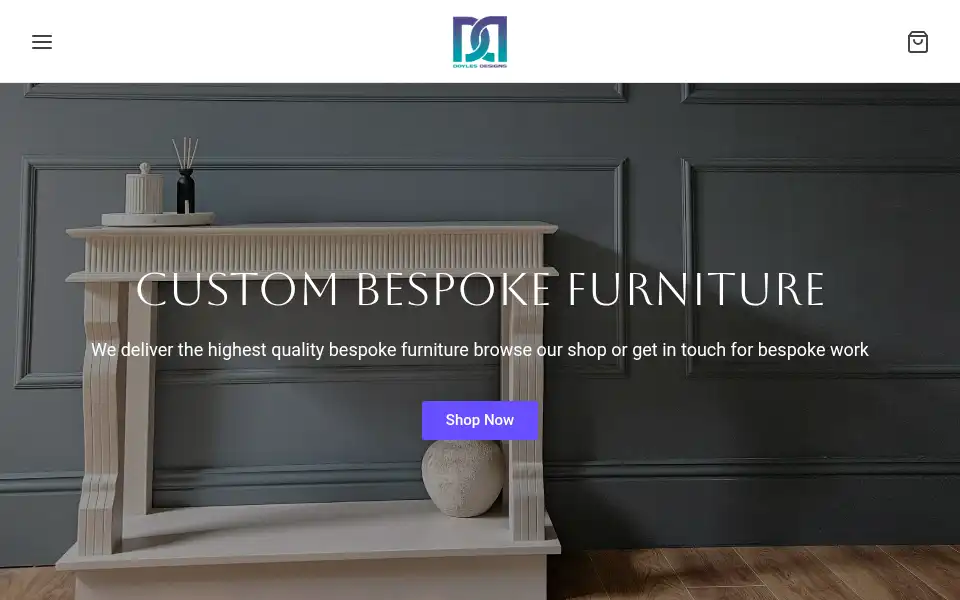 Screenshot of doylesdesigns.ie