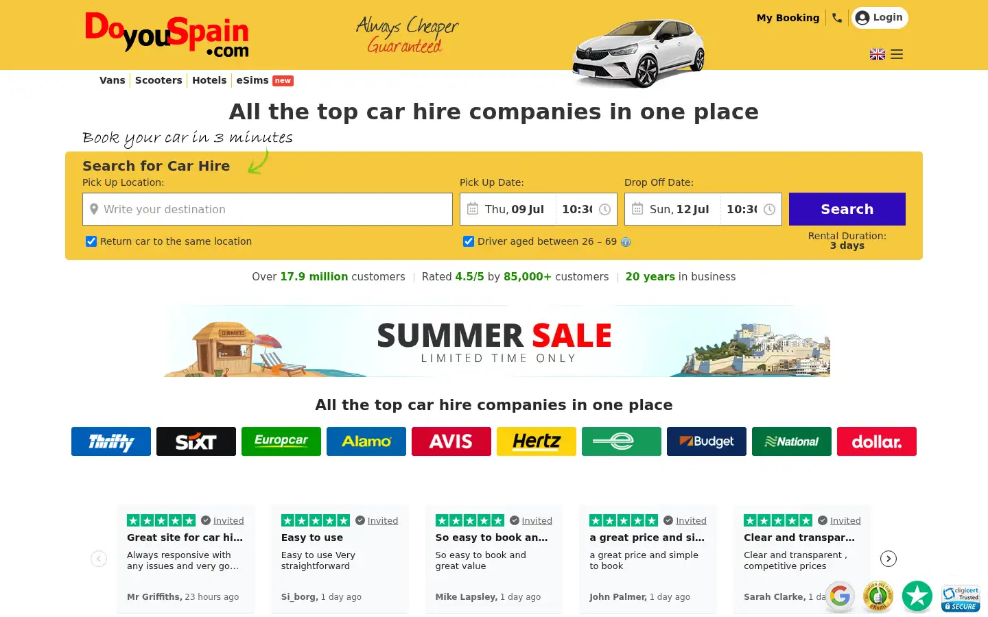 Screenshot of doyouspain.com