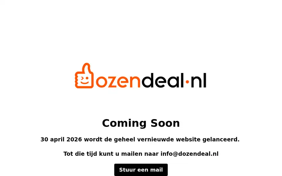 Screenshot of dozendeal.nl