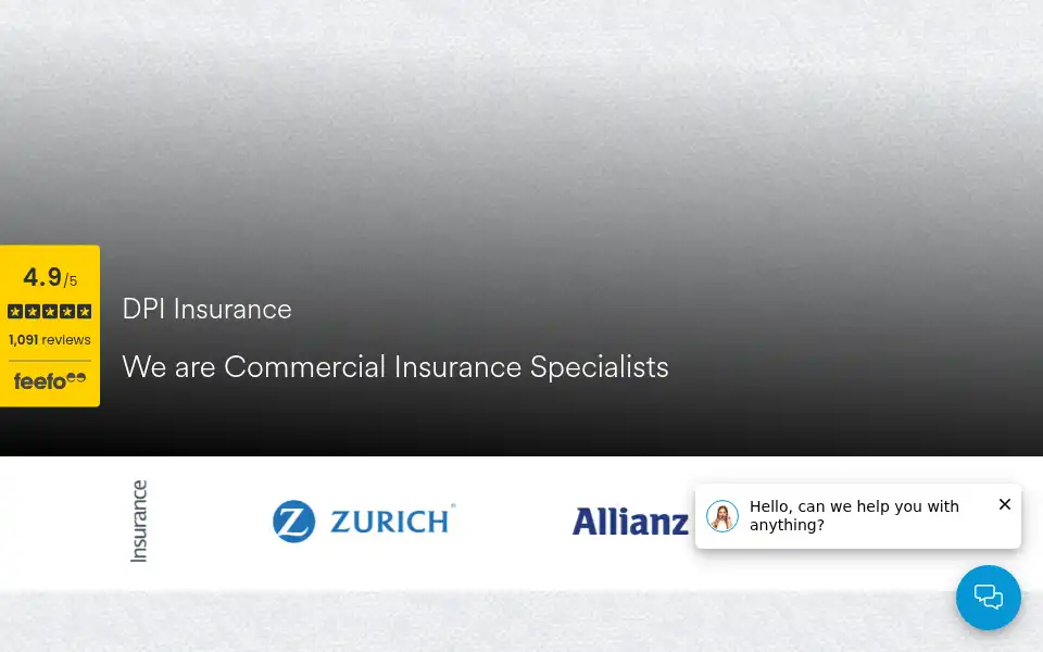 Screenshot of dpi-insurance.co.uk