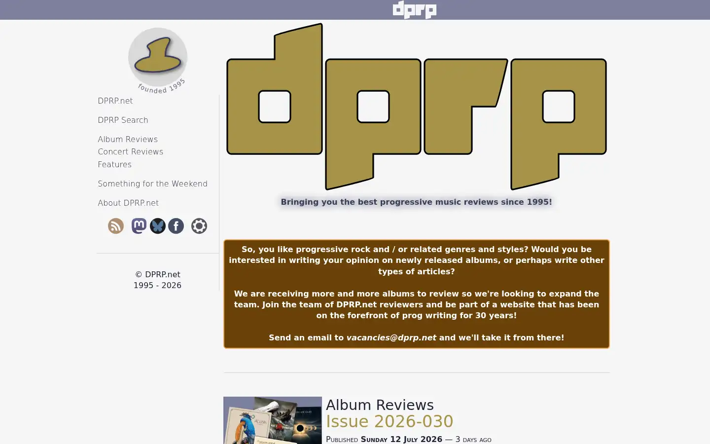 Screenshot of dprp.net