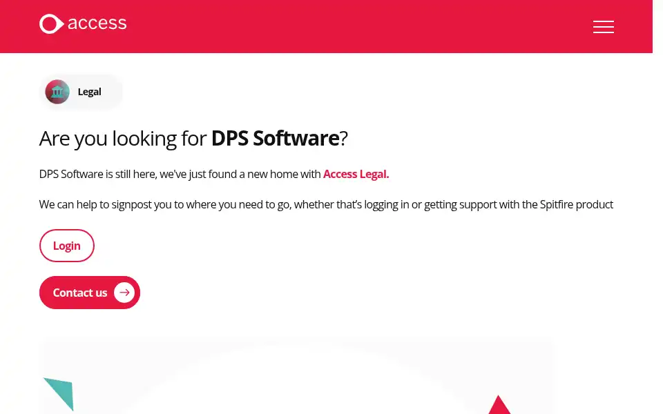Screenshot of dpssoftware.co.uk