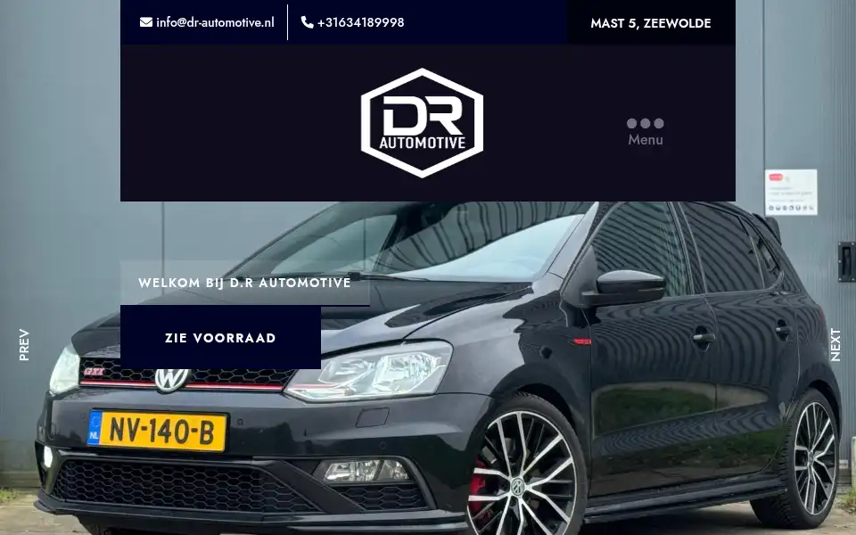Screenshot of dr-automotive.nl