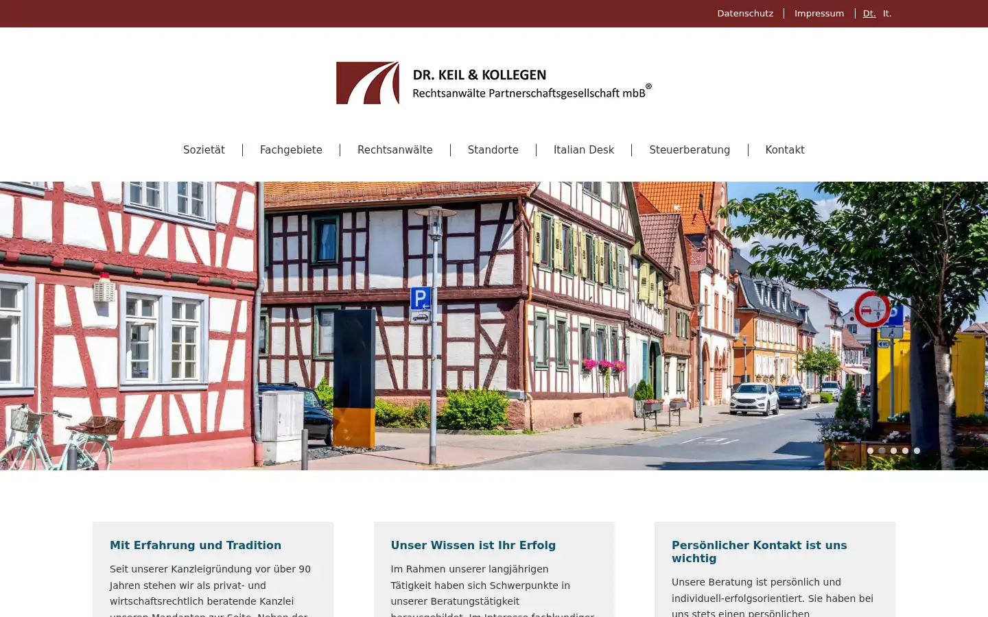 Screenshot of dr-keil.de